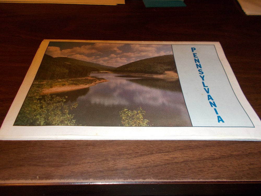 1978 Pennsylvania State-issued Vintage Road Map