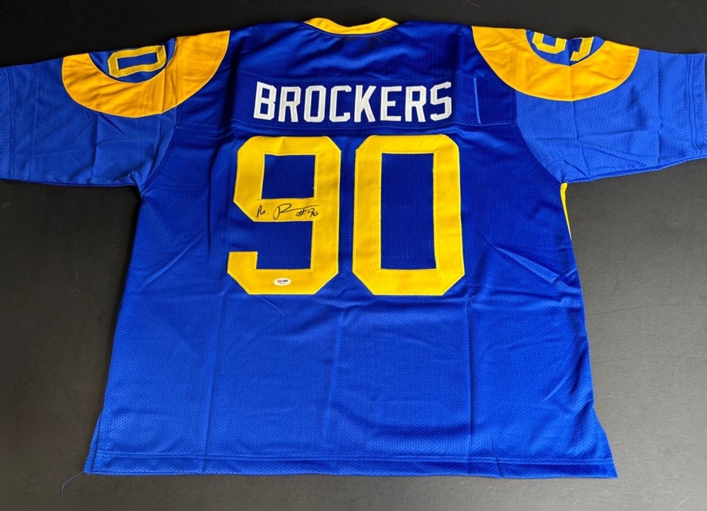 Michael Brockers Signed LA Rams Jersey PSA 8A53102
