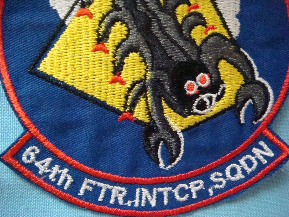 VIETNAM WAR PATCH, USAF 64th FIGHTER INTERCEPTOR SQUADRON "SCORPION "