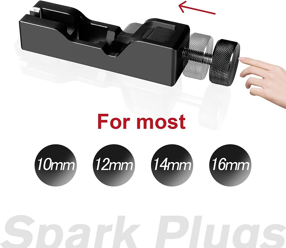 Universal Matte Engine Spark Plug Gap Tool Gapping Gapper - 10mm 12mm 14mm 16mm