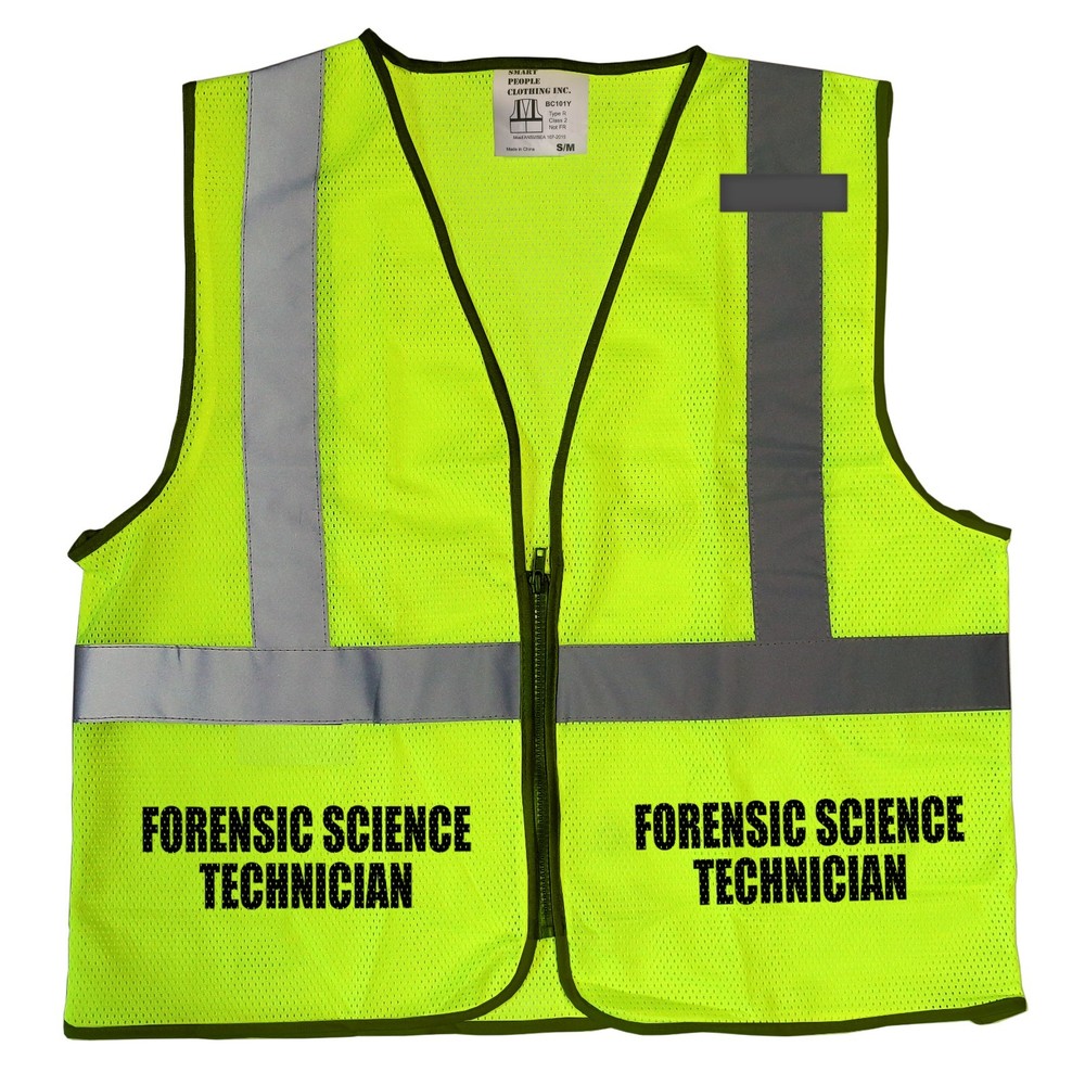 Forensic Science Technician safety vest, High Visibility vest