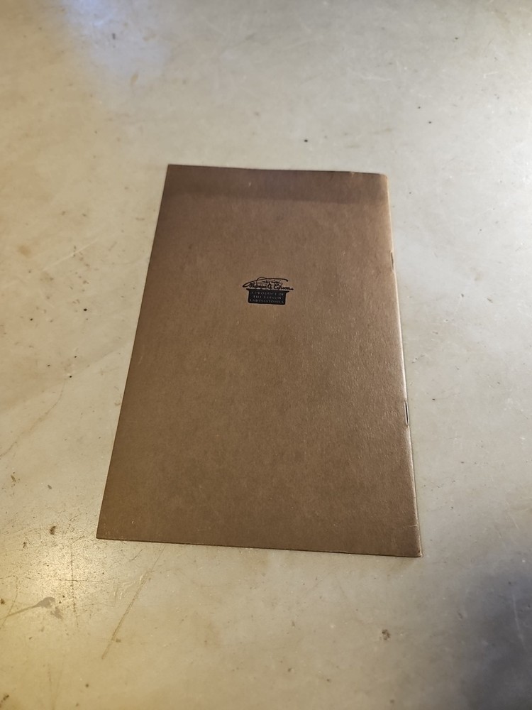 Antique 1927 EDISON PHONOGRAPH Instructions Booklet