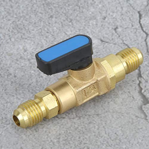 1/4SAE Air Conditioning Refrigerator Tools Refrigerant Control Valve Fitting