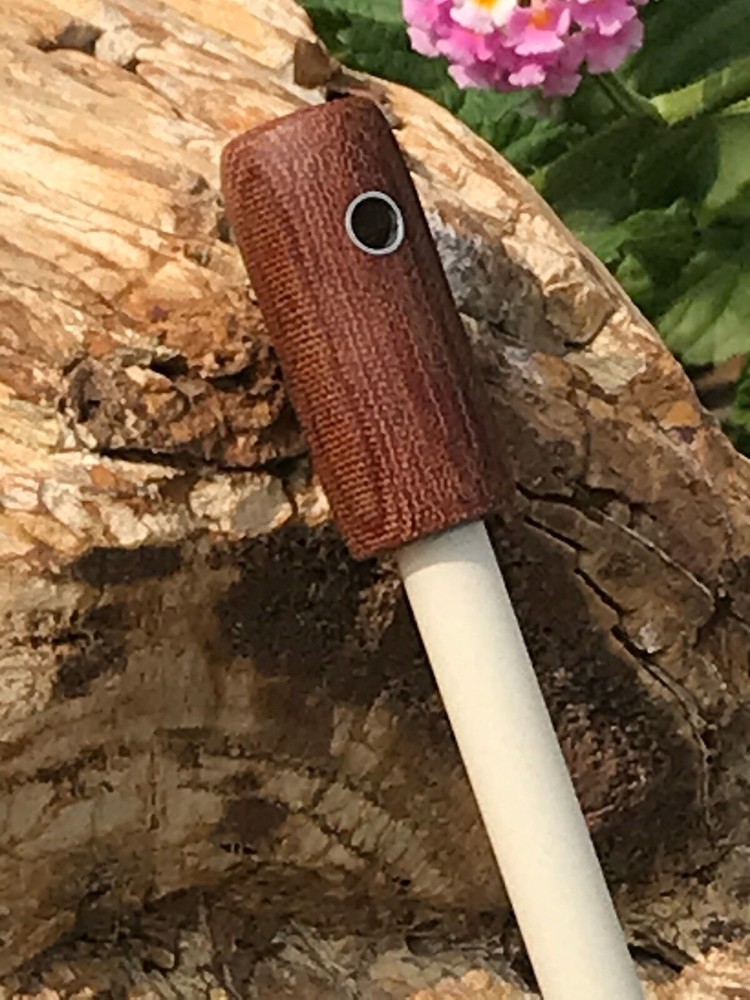 Natural Micarta 3/8" Ceramic Field Sharpener