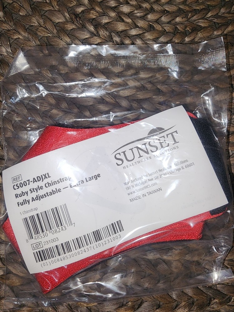 Sunset X-Large Adjustable Ruby ChinstrapCS007-ADJXL