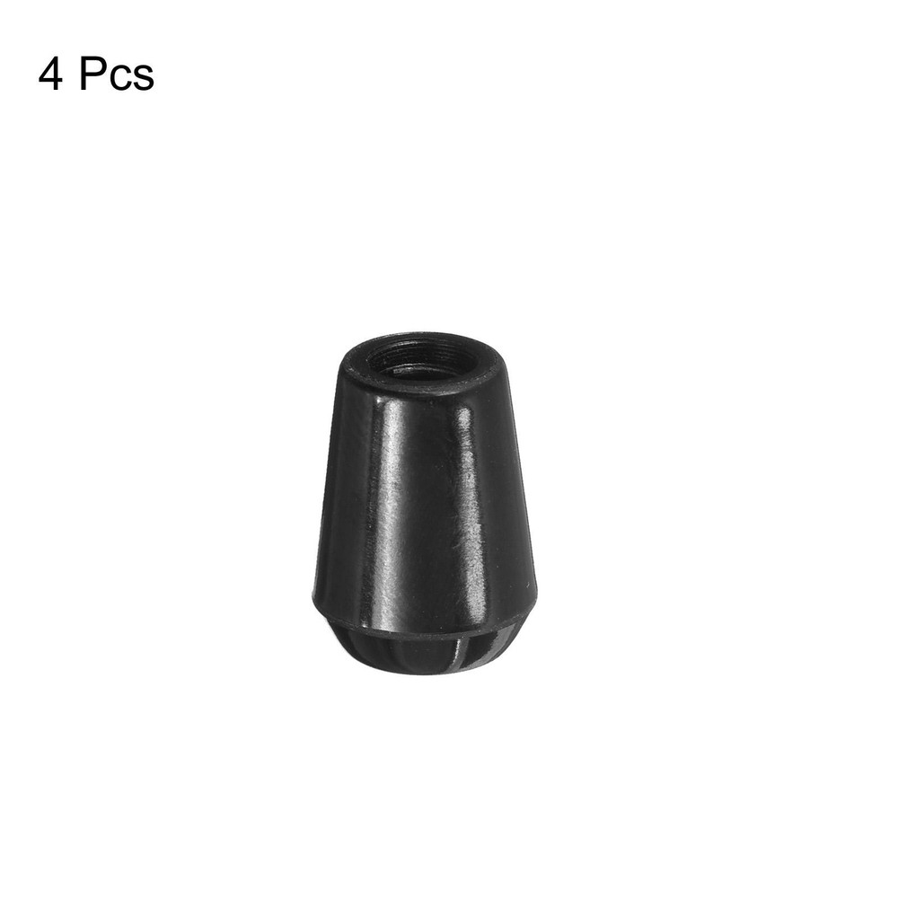 M5x16mm Female Threaded Hand Knobs Tapered Insert Handles for Mechanical, 4Pcs