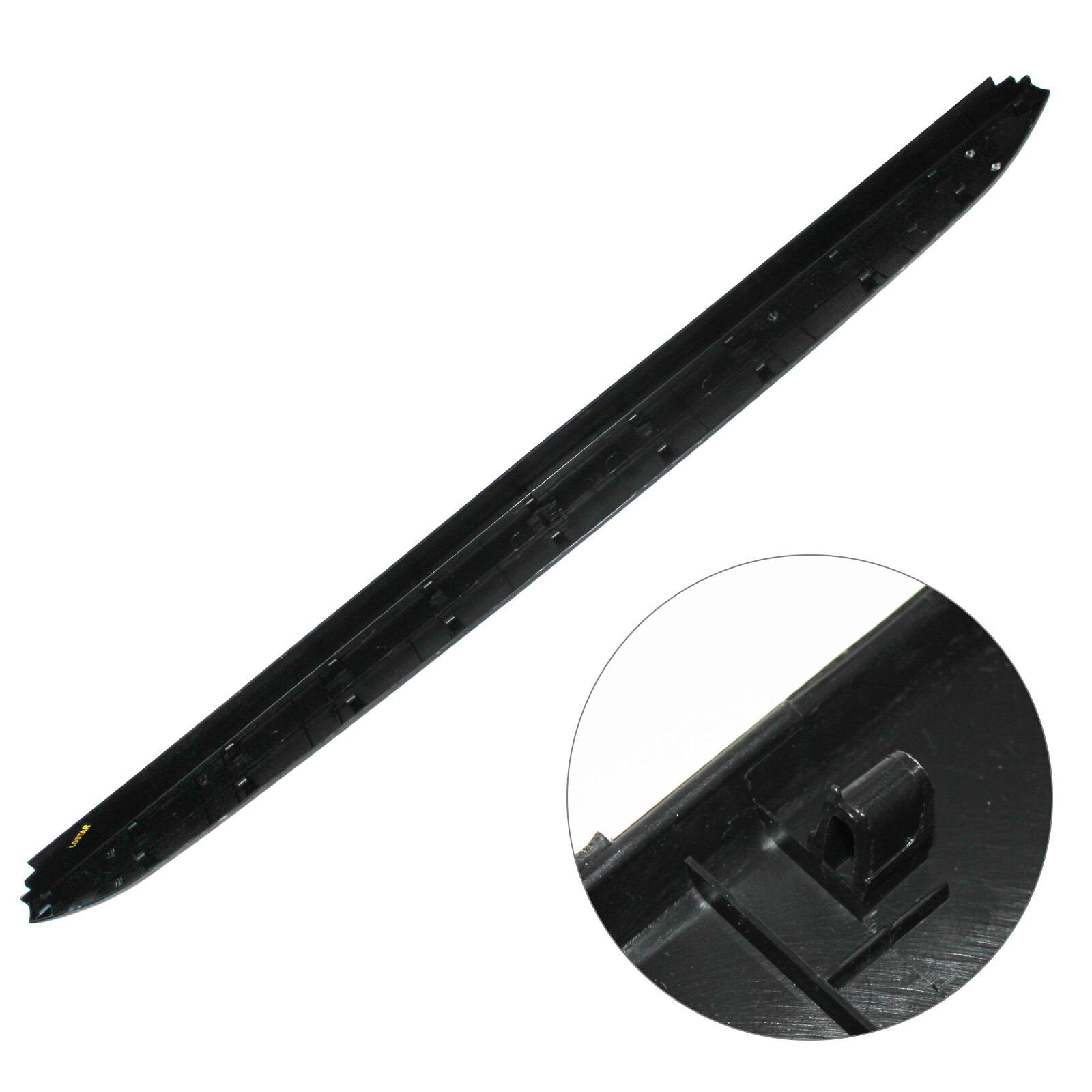 1x New BLK Rear Tailgate Bed Cap Upper Molding For 2016-21 Nissan Titan 5.6L V8