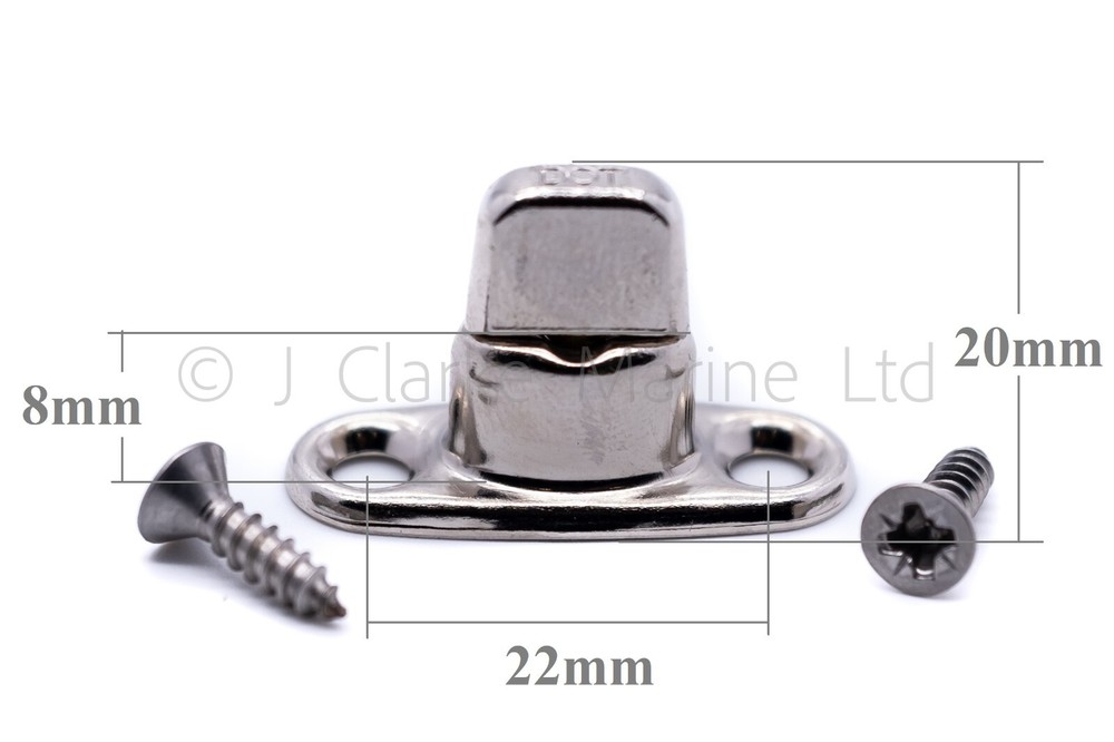 8mm DOT Common Sense twist lock turnbutton kit eyelet tool + screws