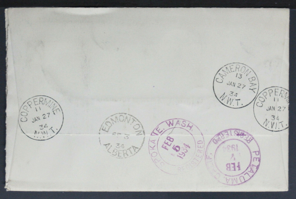 First Flight. Copper mine NWT Canada CR193