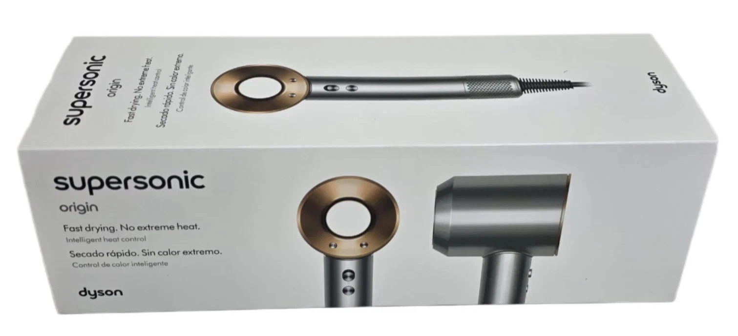 DYSON Supersonic Origin Hair Dryer Nickel/Copper -AUTHENTIC Open Box READ