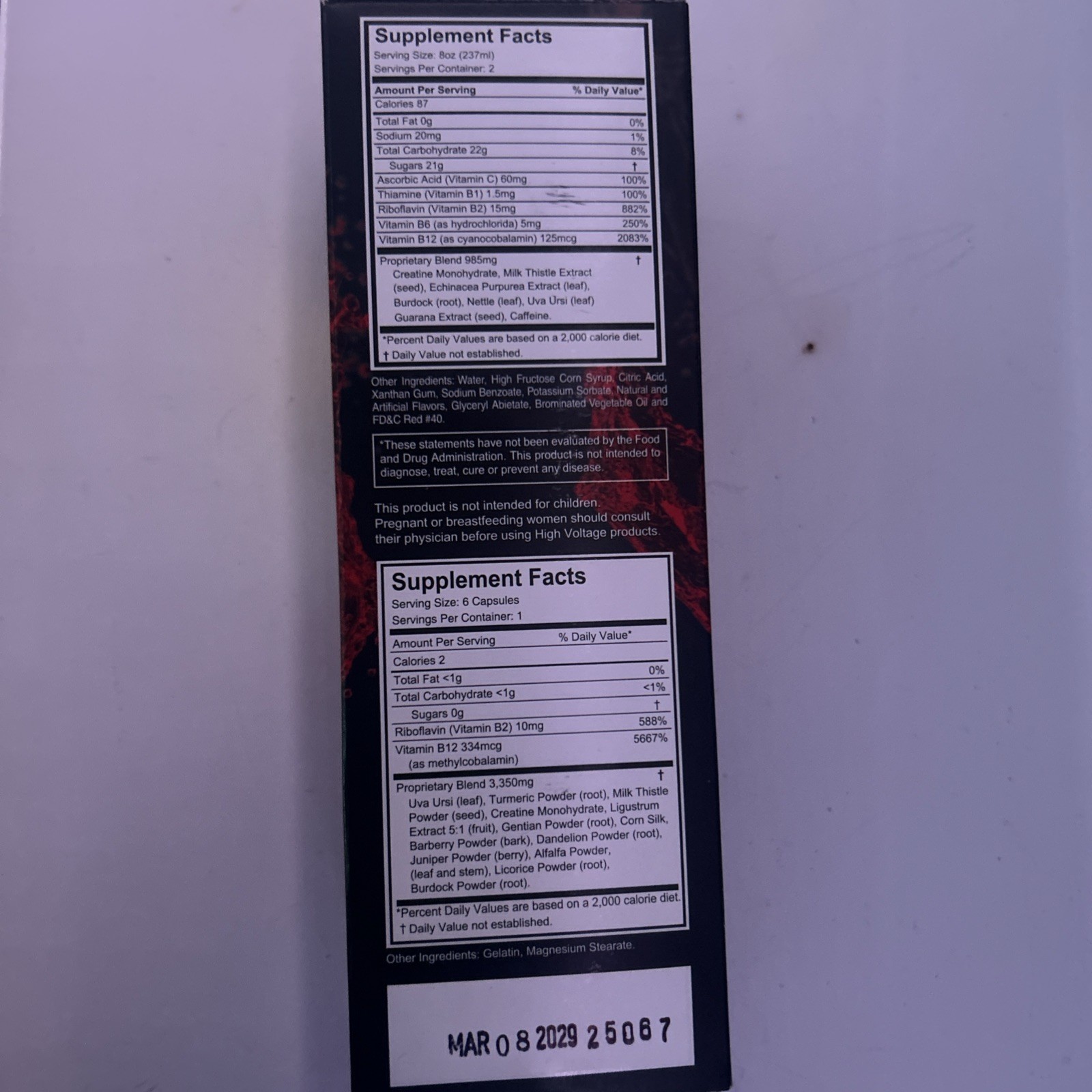 High Voltage | Detox Double Flush 16oz + Capsules