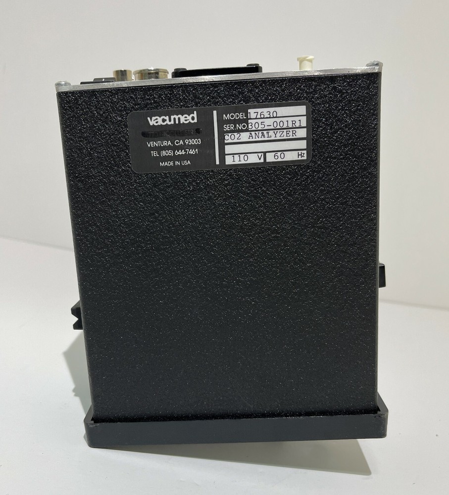 VACU MED CARBON DIOXIDE CO2 ANALYZER MODEL 17630