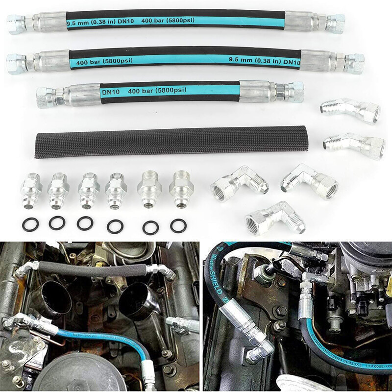 For 1999-2003 Ford 7.3L Powerstroke High Pressure Oil Pump HPOP Hoses Lines Set