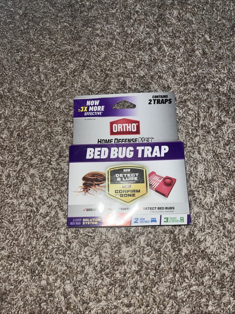 Ortho Home Defense MAX Bed Bug Traps (2 Pack) New