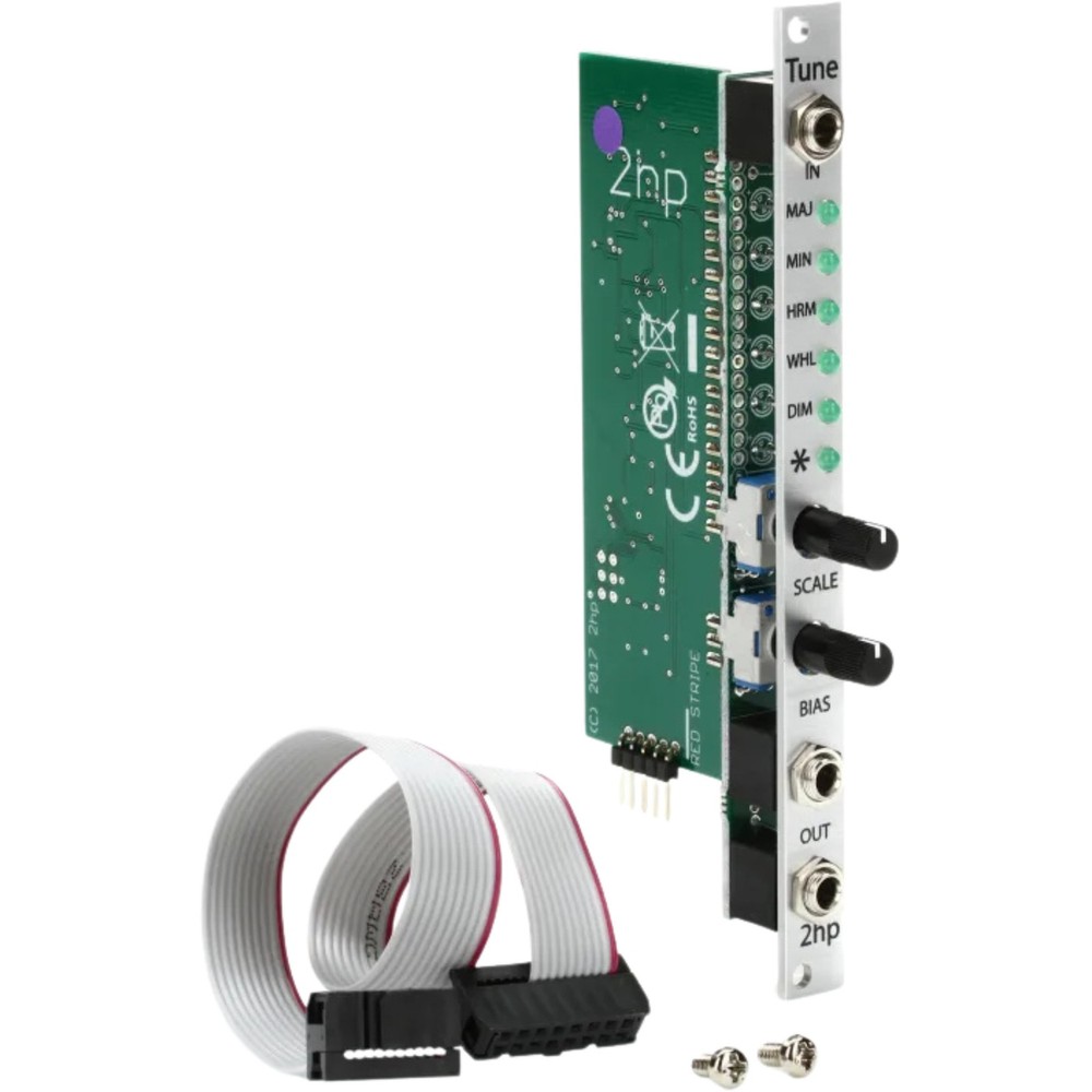 2hp Tune Multi-Scale Pitch Quantizer Eurorack Synth Module, Silver