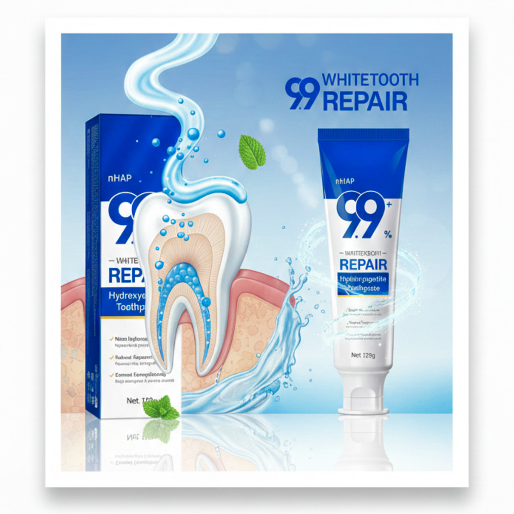 9.9% Hydroxyapatite Toothpaste, 4.23 Oz Nano Hydroxyapatite Toothpaste for Ename
