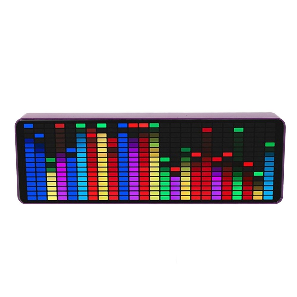 Music Spectrum Display 384 LED 1624 Segment Rhythm Light Level Voice Sensor WT