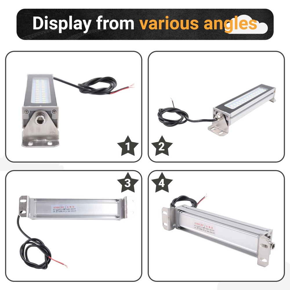 Alloy Lamps LED Light 22cm AC110-230V CNC Machine Tool Workshop Lathe E7E51187