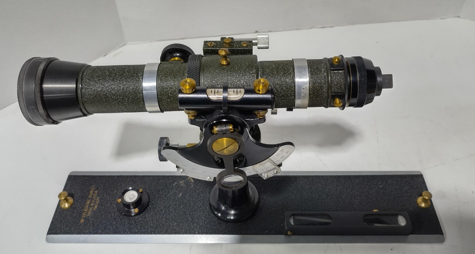 Teledyne Gurley 582 Standard Plane-Table Alidade w/Case Vintage post-1968 TN1071