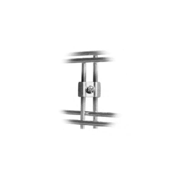 Gridwall Joining Clips Connectors for Wire Grid Panels and Grid Wall - Chrome...