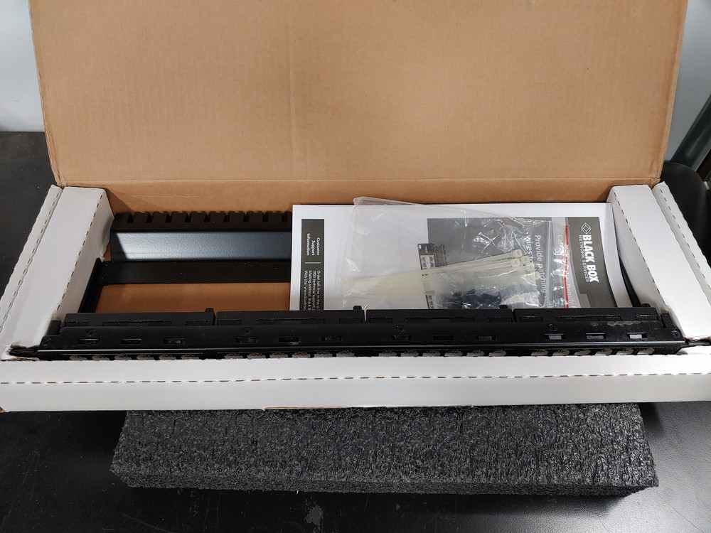 BLACK BOX JPM820A-HD Category 6 High Density Feed Through Patch Panel 48 Port
