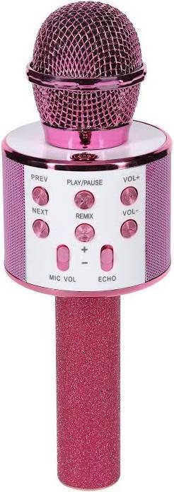 Hello Kitty Bluetooth Karaoke Microphone Wireless Speaker USB Charging Pink NIB