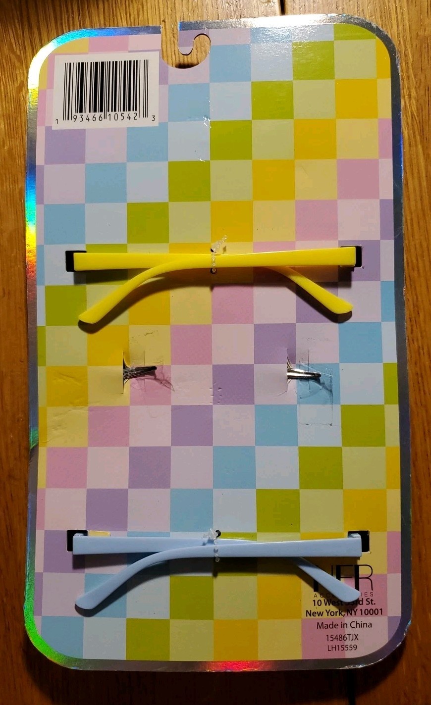 Hoppy Easter Girl's Bunny Rabbit 🐇 Novelty Sunglasses with Clip-on Hair Bows