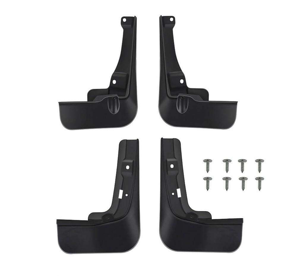 Mud Flaps for Prius 2023-2026 TPR Black 4PC