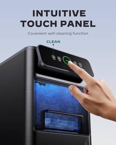 SILONN ICE MAKER COUTERTOP MACHINE - PORTABLE ICE CUBE MAKER 20LBS - BLACK