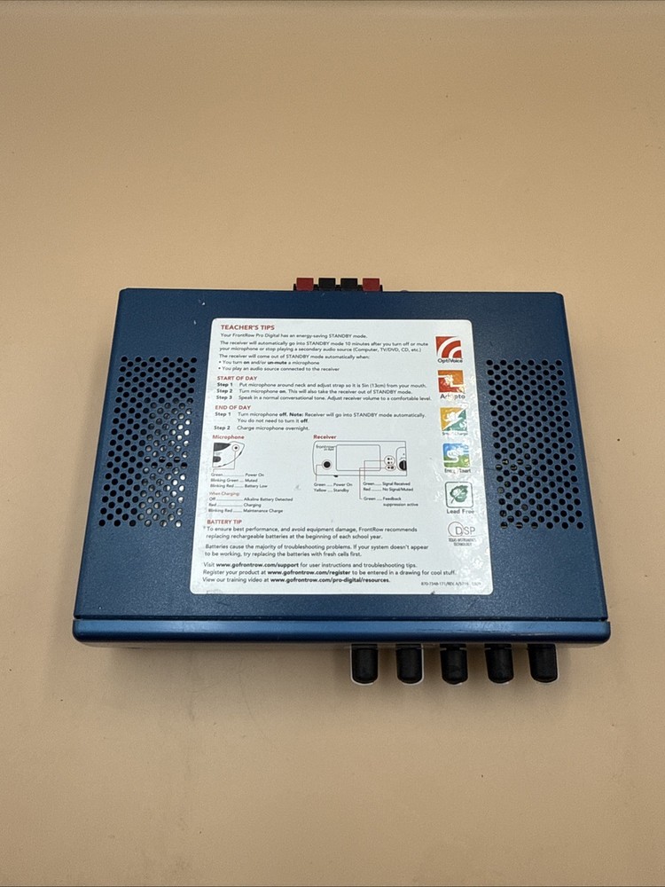 Frontrow Pro Digital 940R Classroom Amplifier - TESTED