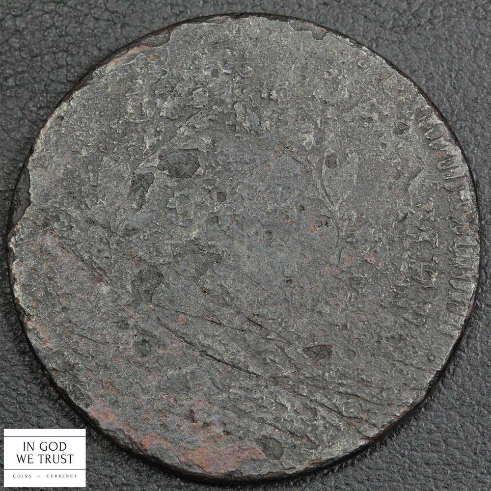 1798 Draped Bust Copper Large Cent 1C - Corroded