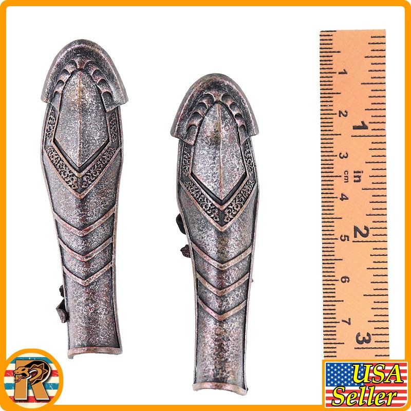 Spartan Commander Black - Leg Armor #2 - 1/6 Scale - TBLeague Figures