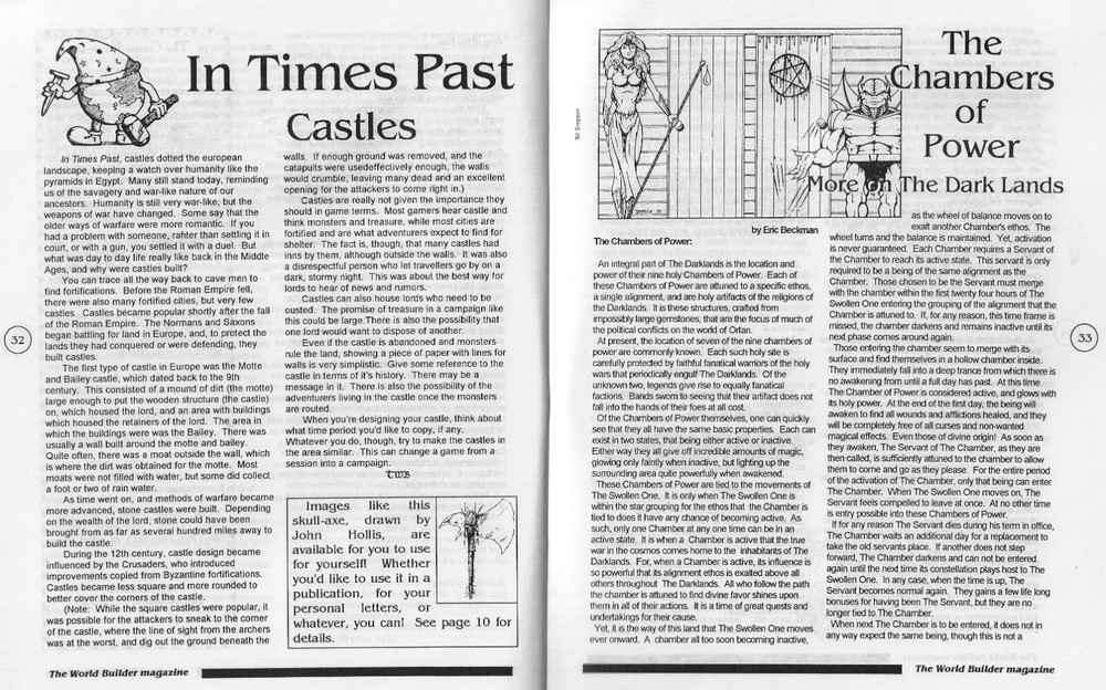 World Builder #10 Shadowrun, Magic The Gathering, New Magic Items, Castles FS