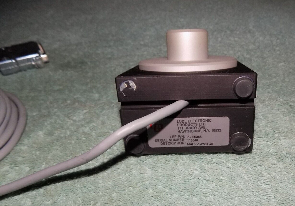 New LUDL LEP Electronics 73000365 MAC2 Z Joystick Controller for Microscope
