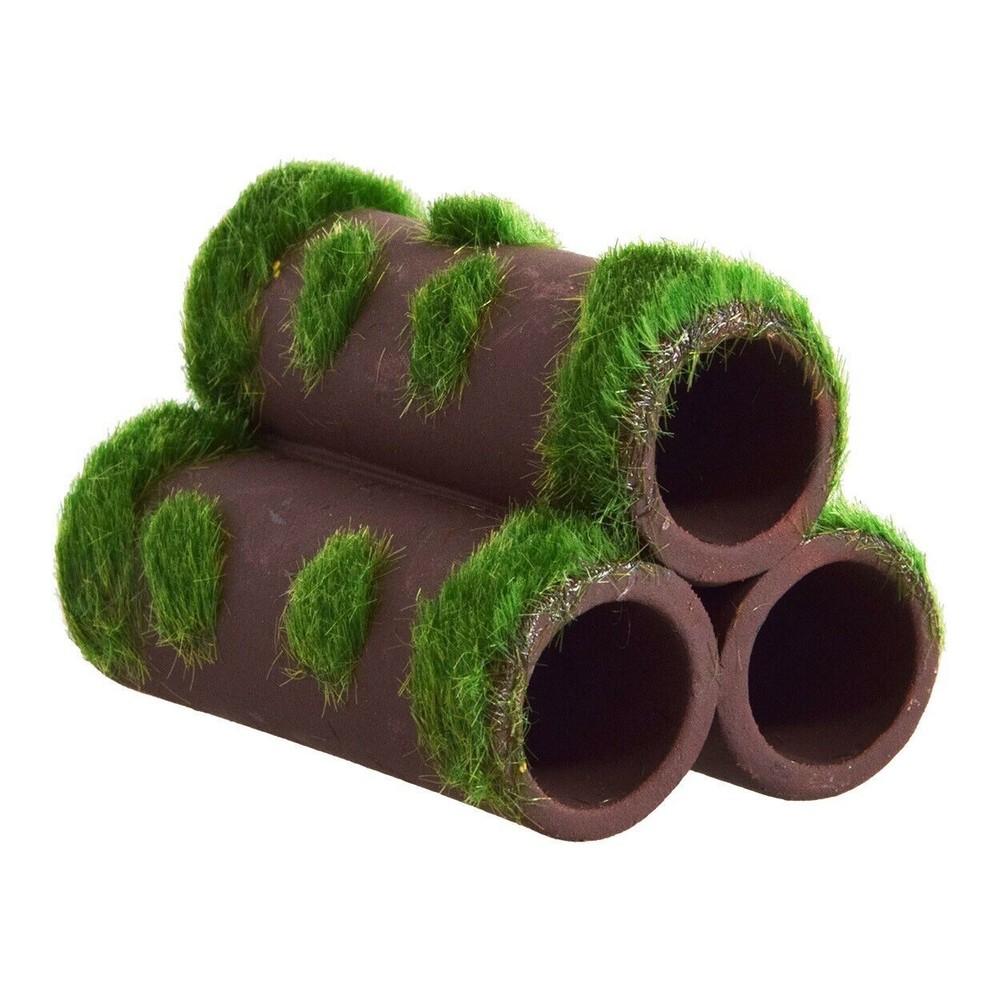 RA UNDERWATER TREASURES Ceramic Pipes - Mossy - 3"