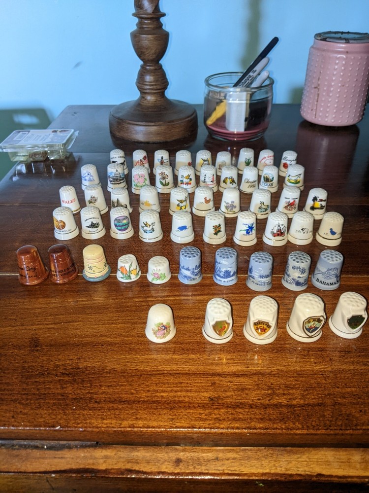 thimbles collectibles lot 50+