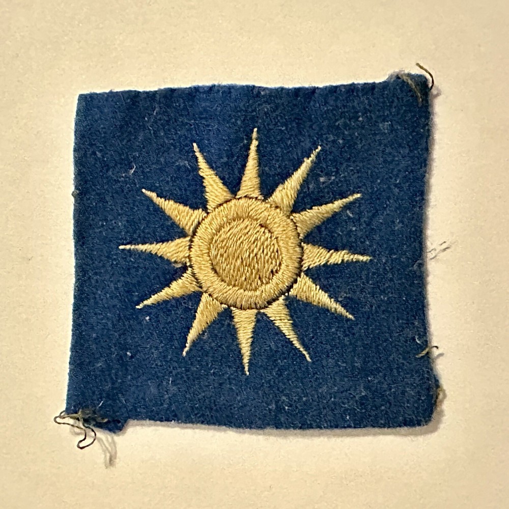 WWII US Army 40th Infantry Division Theatre Made Patch