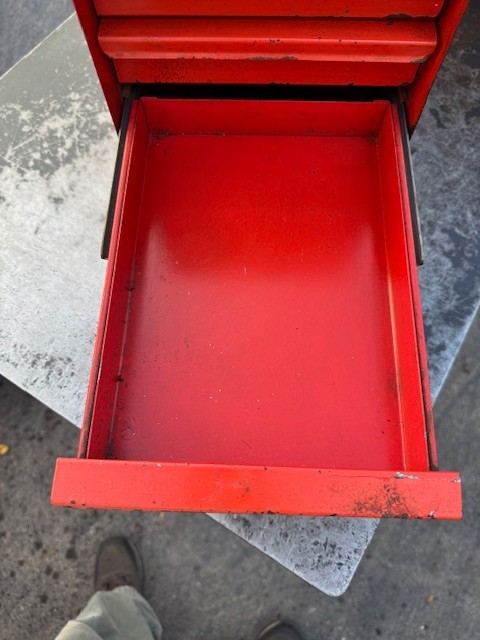 Vintage MAC Tools 5 Drawer Mini Side Hanging Caddy Toolbox Box