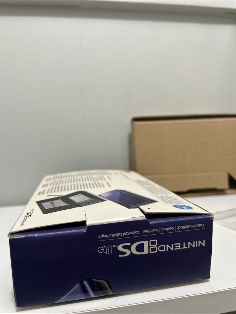 Nintendo DS Lite Cobalt Blue Black Console Box ~ No System