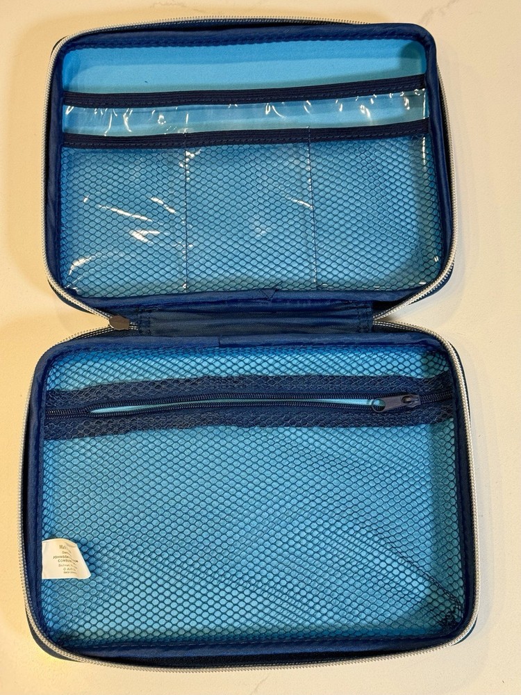 First Aid Kit Zipper Case by Johnson and Johnson - New - Empty Case