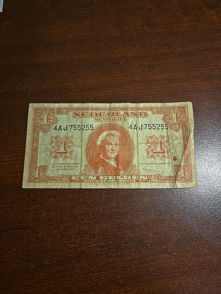 Netherlands 1 Gulden 1945