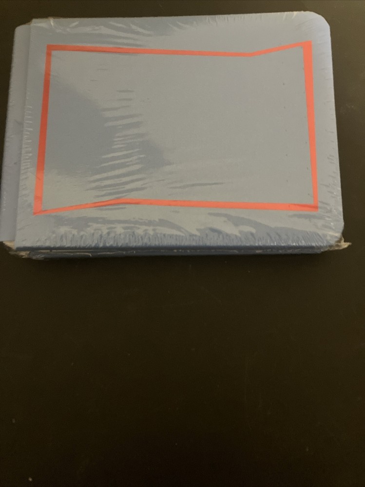 creative memories 5x7 blue with red accent
