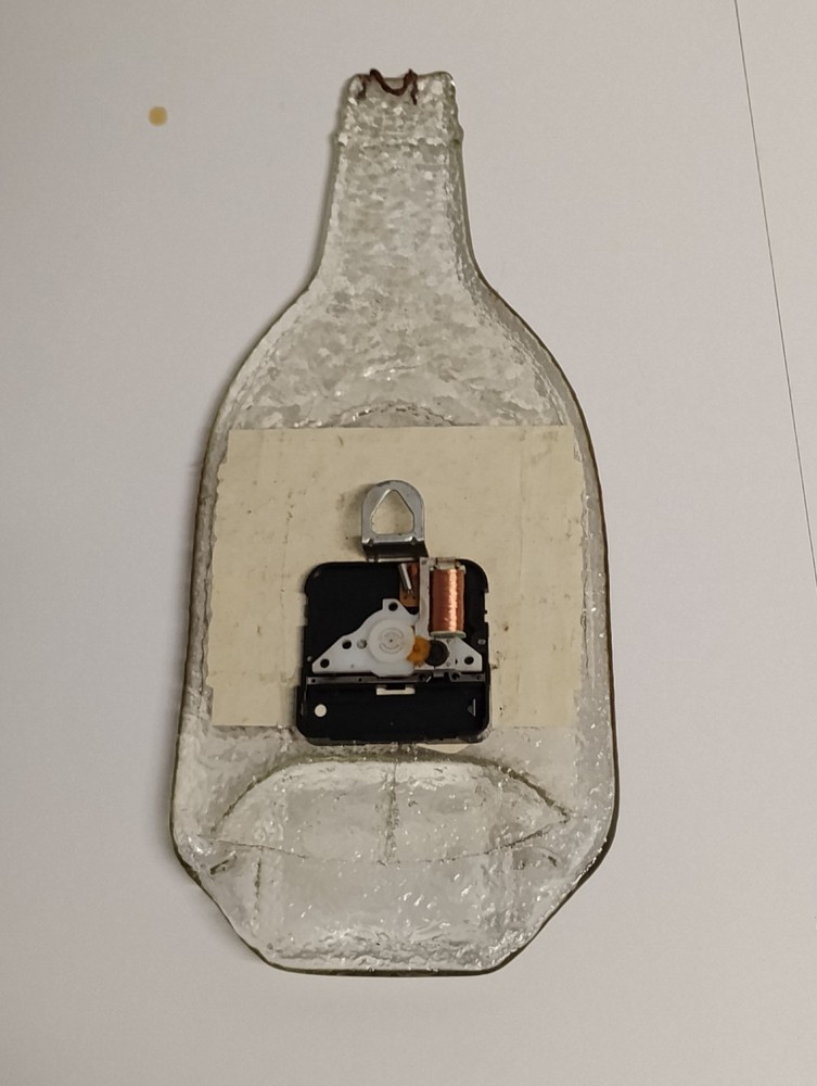 Glass Jose Cuervo Clock Untested As Is