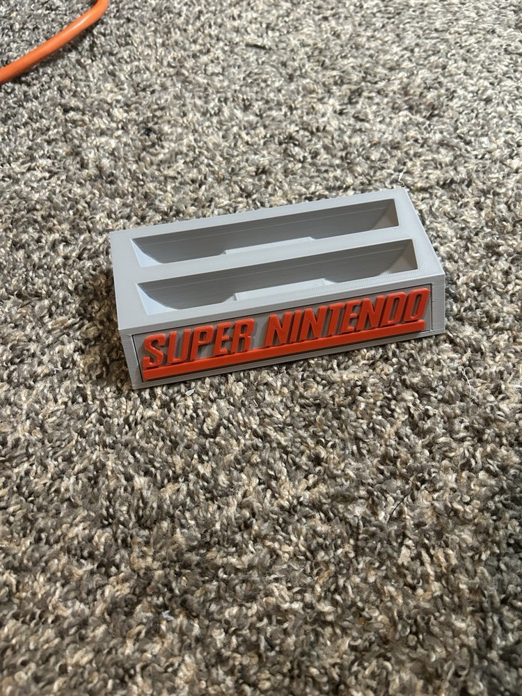 SNES Super Nintendo Dual Controller Stand 3D Print