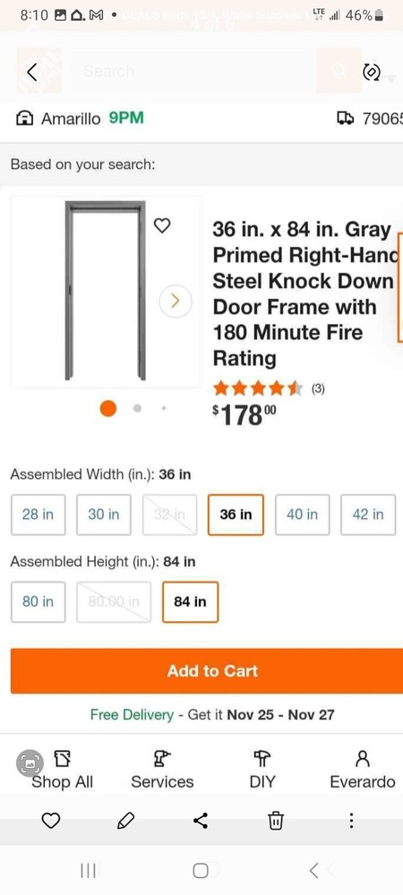 Metal Door Frame