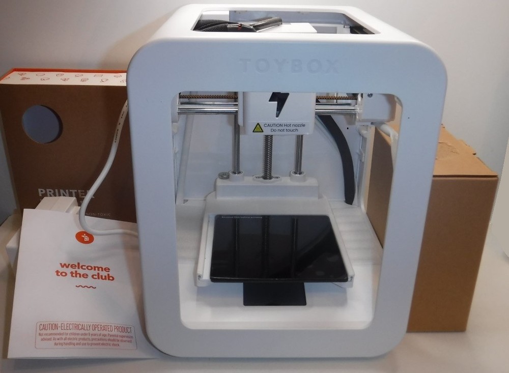 Toybox 3D Printer One Touch Kit Kid Friendly Toy Alpha 2 Two OPEN BOX