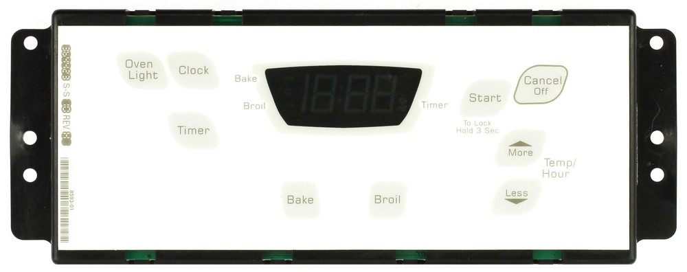 Whirlpool Range W10183057 Control Board-White Overlay