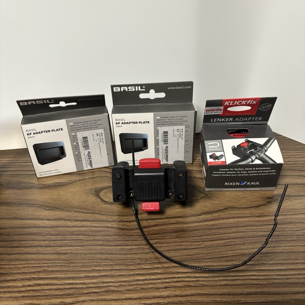 Basil KF Adapter Plate KlickFix Adapter Plate KlickFix Black