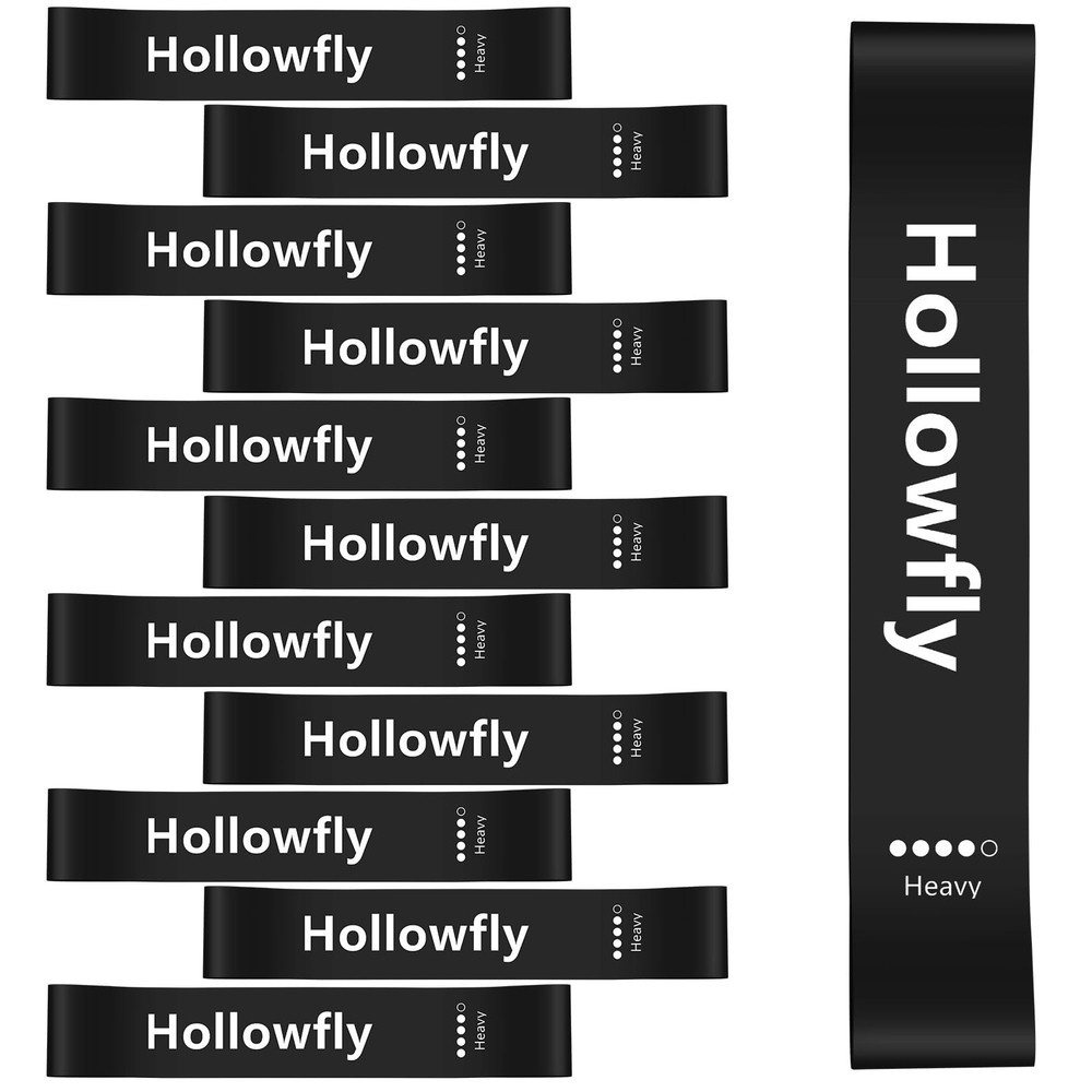 12 Pcs Latex Resistance Loop Exercise Bands for Booty Workout Stretch Exercis...