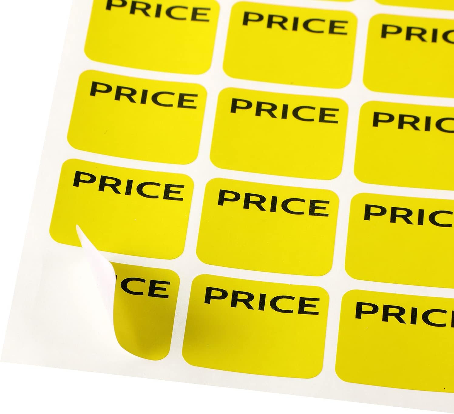 2240 Pcs Yard Sale Price Stickers, Prepriced Pricing Labels, Yellow